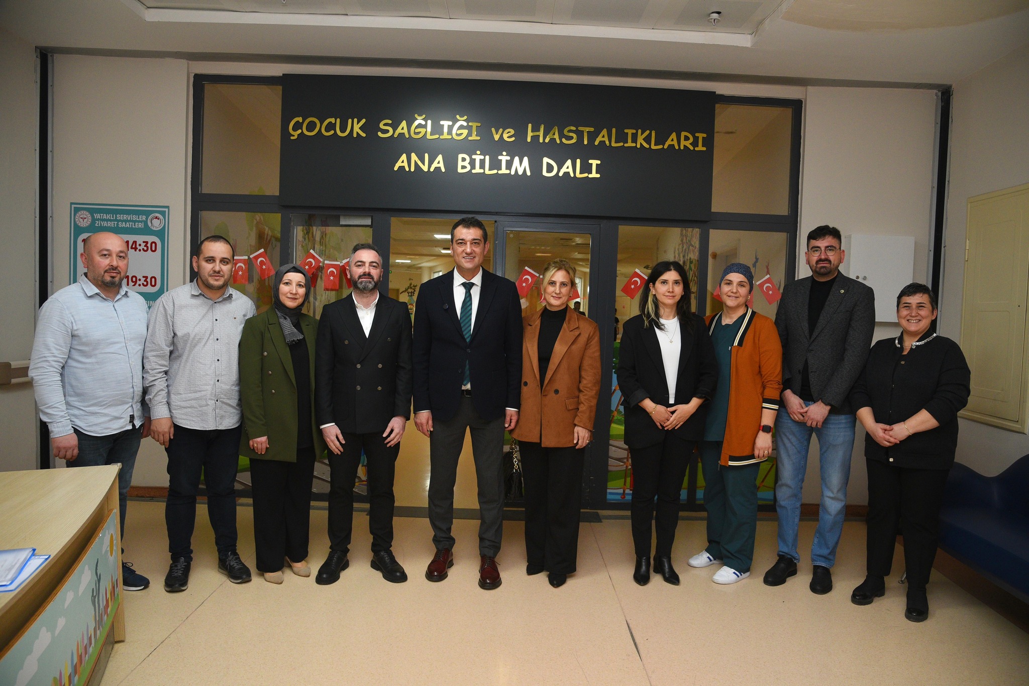 BAŞKAN KÖSE TEDAVİ GÖREN ÇOCUKLARA MORAL VERDİ