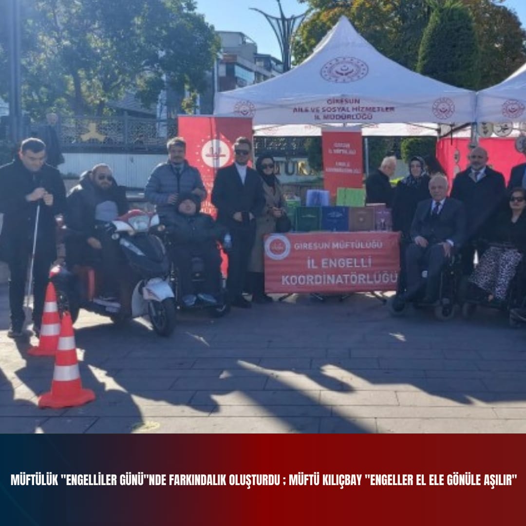 Müftü KILIÇBAY: ”Engeller el ele gönül gönüle aşılır”