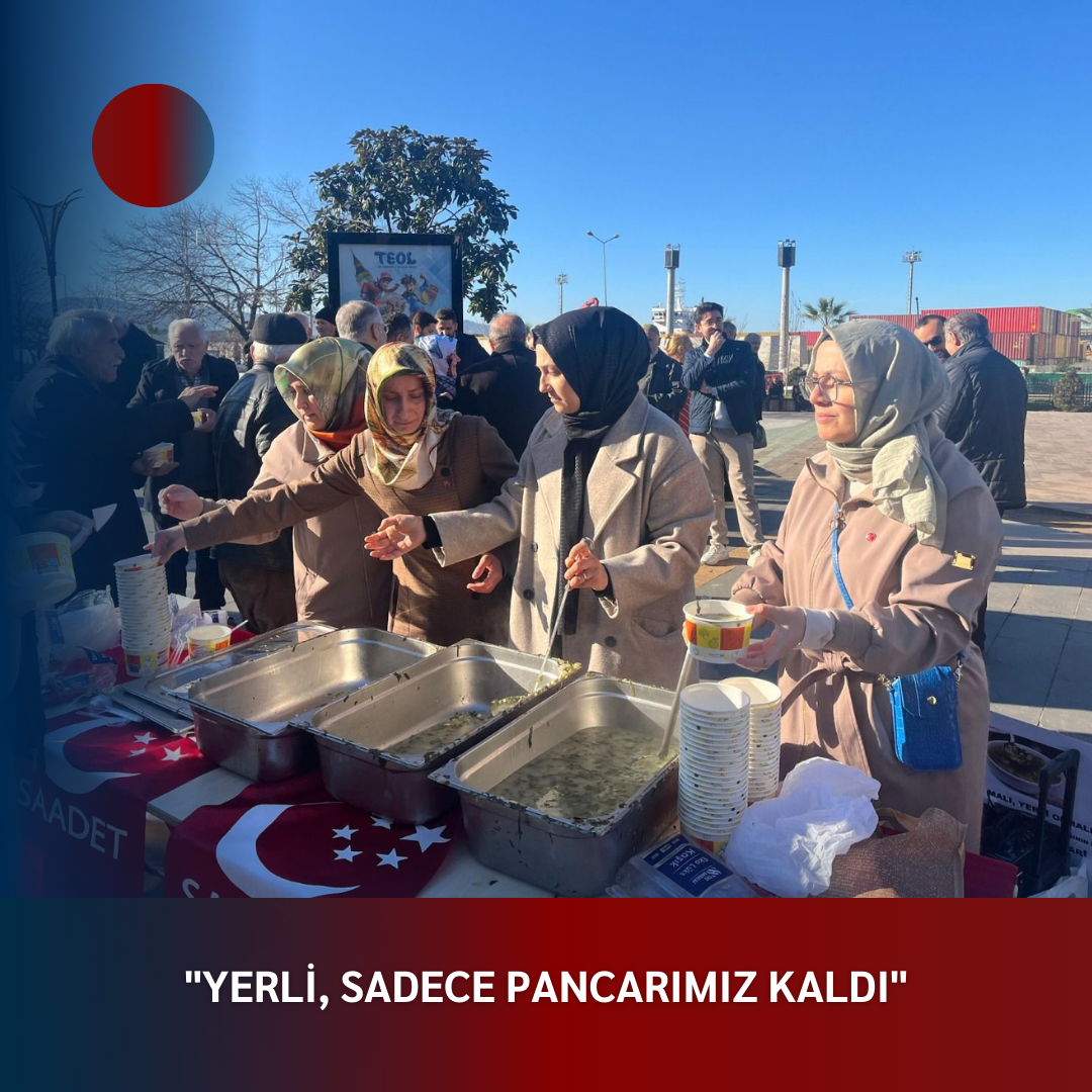 “YERLİ, SADECE PANCARIMIZ KALDI”