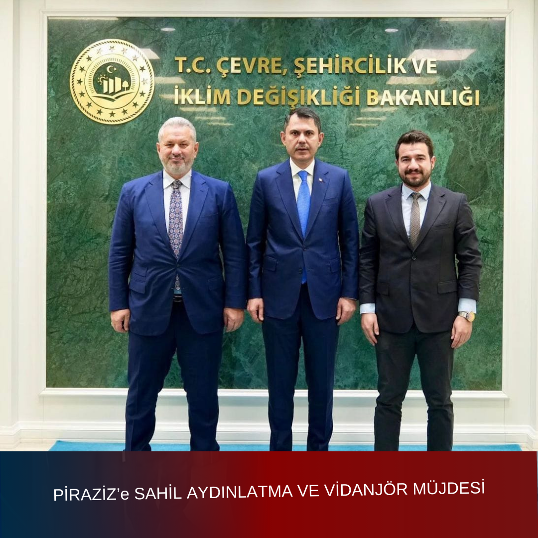 PİRAZİZ’E SAHİL AYDINLATMA VE VİDANJÖR MÜJDESİ
