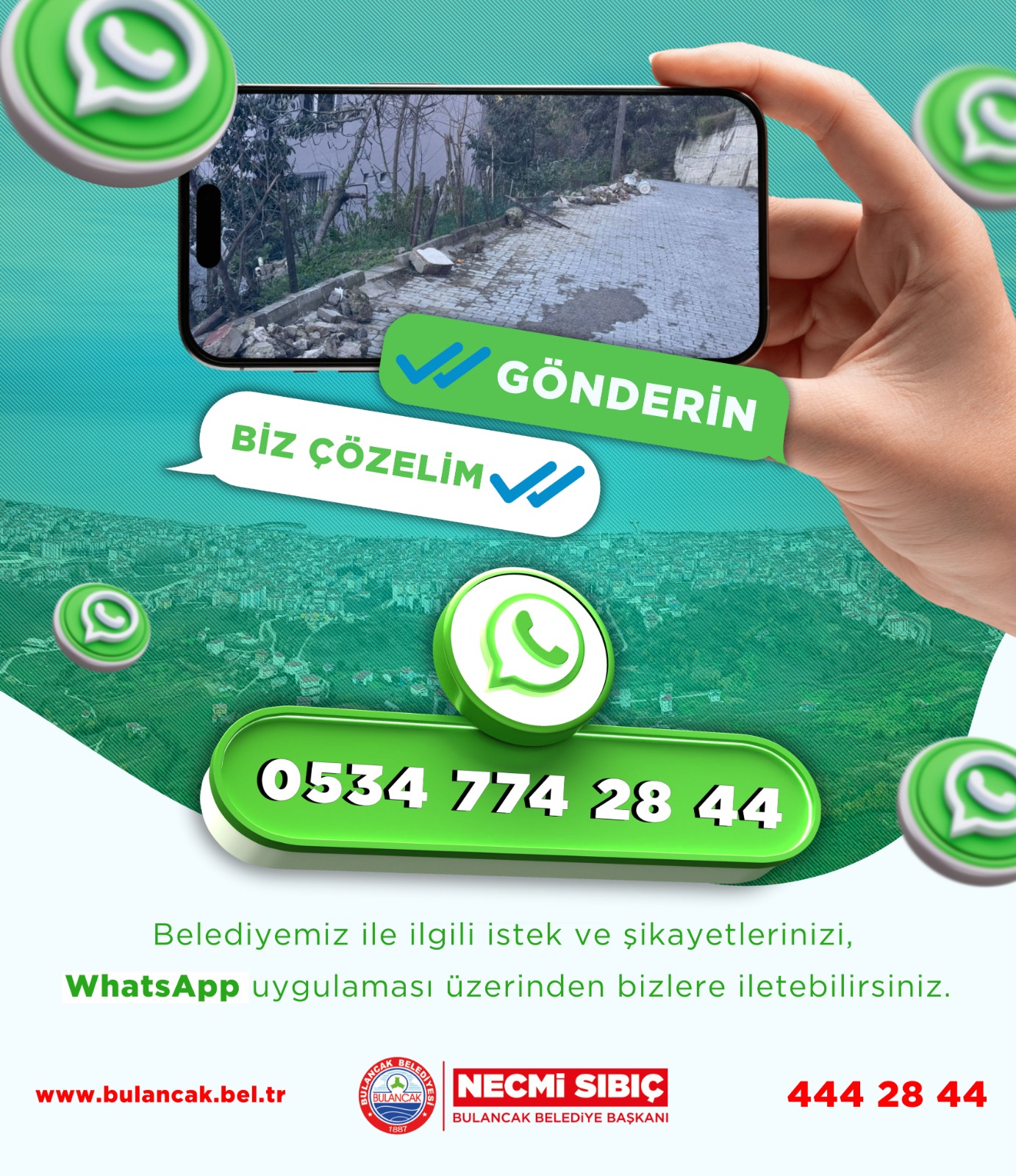 ÇEKİN GÖNDERİN BULANCAK BELEDİYESİ ÇÖZSÜN