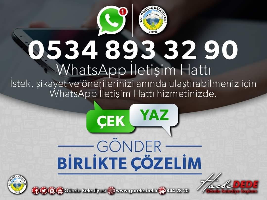 “VATANDAŞLARIMIZDAN GELEN TALEPLERİ ANINDA DEĞERLENDİRİYORUZ”