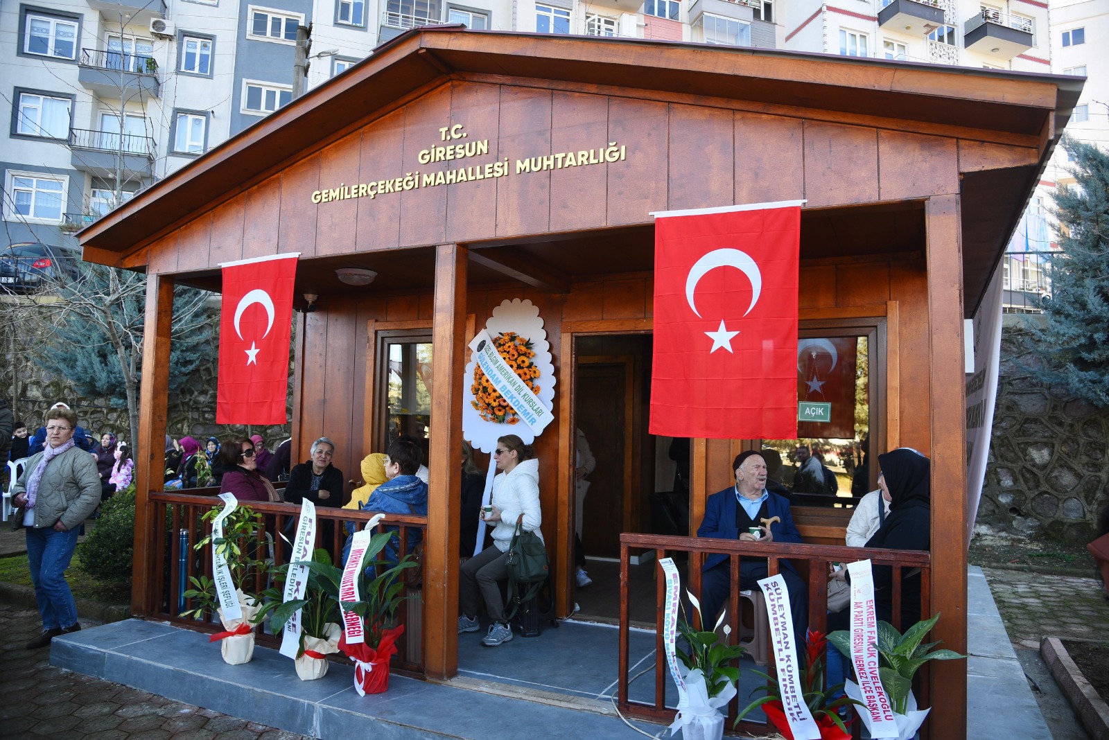 GEMİLERÇEKEĞİ MAHALLESİ’NDE MUHTAR EVİNİN AÇILIŞI YAPILDI