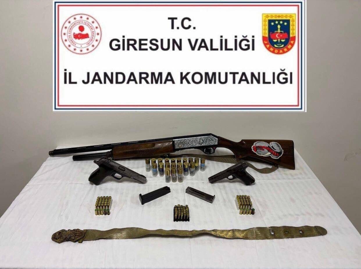 GİRESUN’DA KAÇAK SİLAH VE TARİHİ ESER OPERASYONU: BİR KİŞİ HAKKINDA SORUŞTURMA BAŞLATILDI