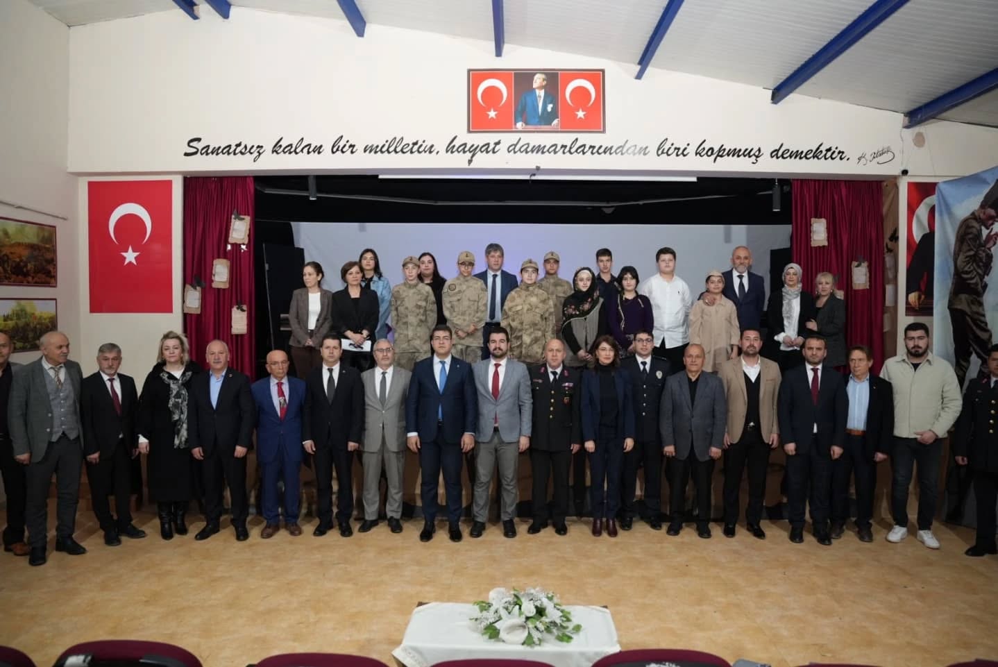 PİRAZİZDE ÇANAKKALE ZAFERİ’nin 110. YILINDA AZİZ ŞEHİTLERİMİZ ANILDI