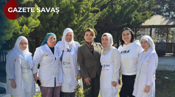SEFİNE PEKER, EMEKÇİ KADINLARLA BULUŞTU VE DESTEK MESAJI VERDİ