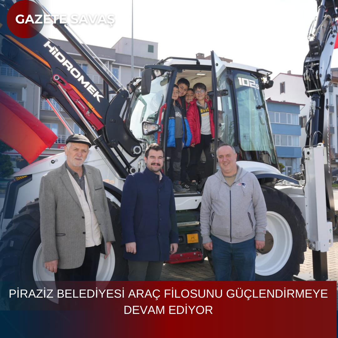 PİRAZİZ BELEDİYESİ ARAÇ FİLOSUNU GÜÇLENDİRMEYE DEVAM EDİYOR