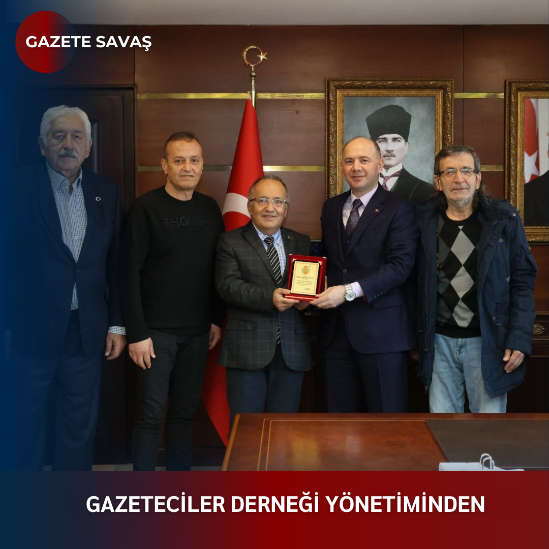 GAZETECİLER DERNEĞİ YÖNETİMİNDEN  VALİ SERDENGEÇTİ YE TEŞEKKÜR ZİYARETİ