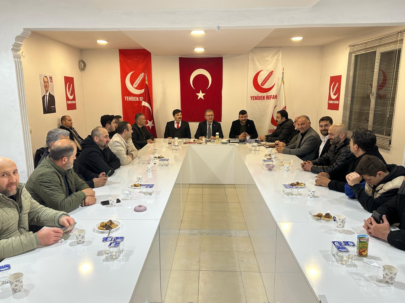 YENİDEN REFAH PARTİSİ KONGRE HAZIRLIKLARINI DEĞERLENDİRDİ