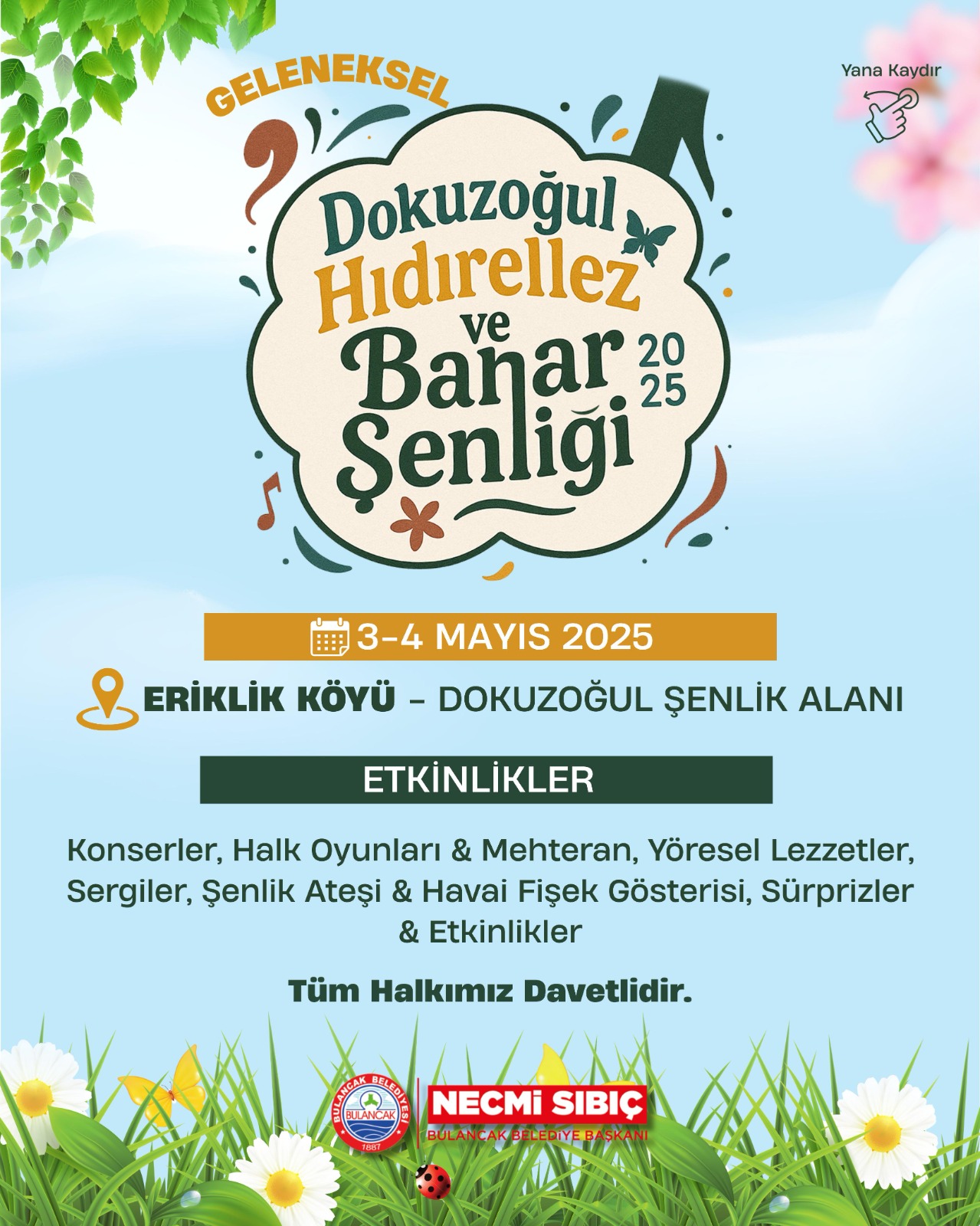 DOKUZOĞUL BAHAR ŞENLİĞİ YAPILACAK