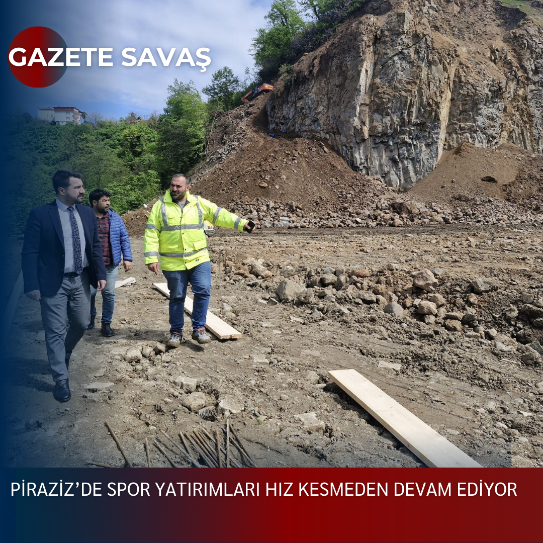 PİRAZİZ’de SPOR YATIRIMLARI HIZ KESMEDEN DEVAM EDİYOR