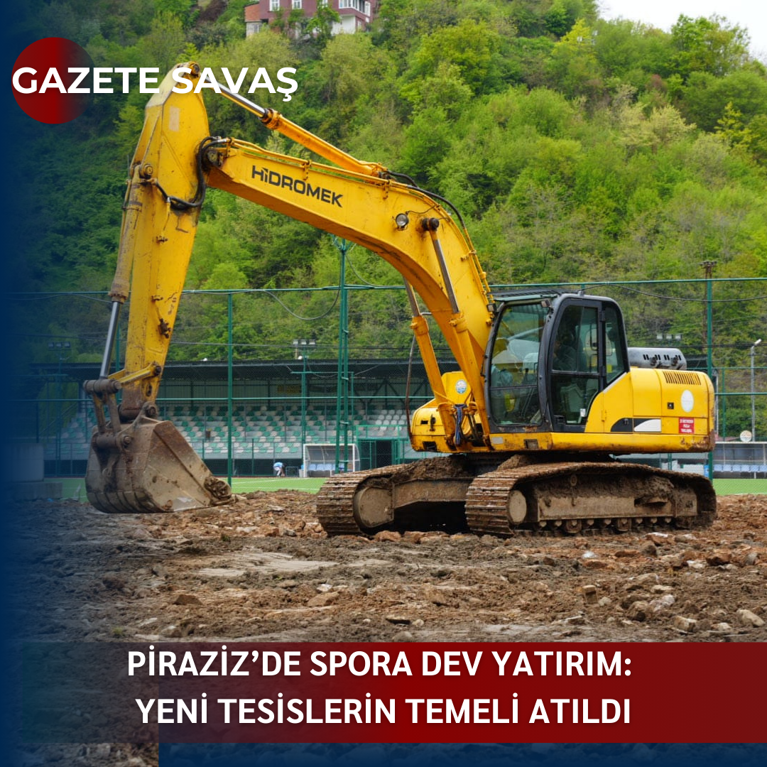 PİRAZİZ’de SPORA DEV YATIRIM: YENİ TESİSLERİN TEMELİ ATILDI