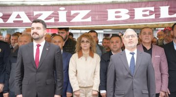 PİRAZİZ’de 23 NİSAN COŞKUSU: BAŞKAN AYYILDIZ ÇELENK SUNMA TÖRENİ’ne KATILDI