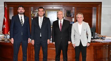 BAŞKAN KÖSE ANKARA BÜYÜKŞEHİR BELEDİYE BAŞKANI MANSUR YAVAŞ’I ZİYARET ETTİ