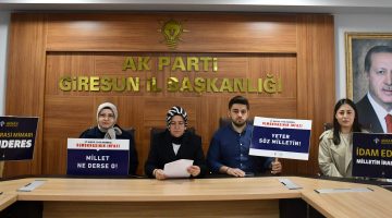 AK PARTİ GİRESUN İNSAN HAKLARI İL BAŞKANLIĞI’ndan 27 MAYIS DARBESİNE SERT TEPKİ: “BU ÜLKE VESAYETÇİLERE TESLİM EDİLMEYECEK”