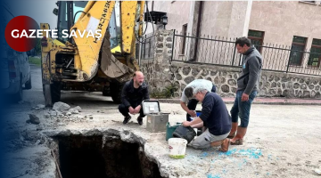 PİRAZİZ YENİ MAHALLE’de SU ARIZASINA HIZLI MÜDAHALE
