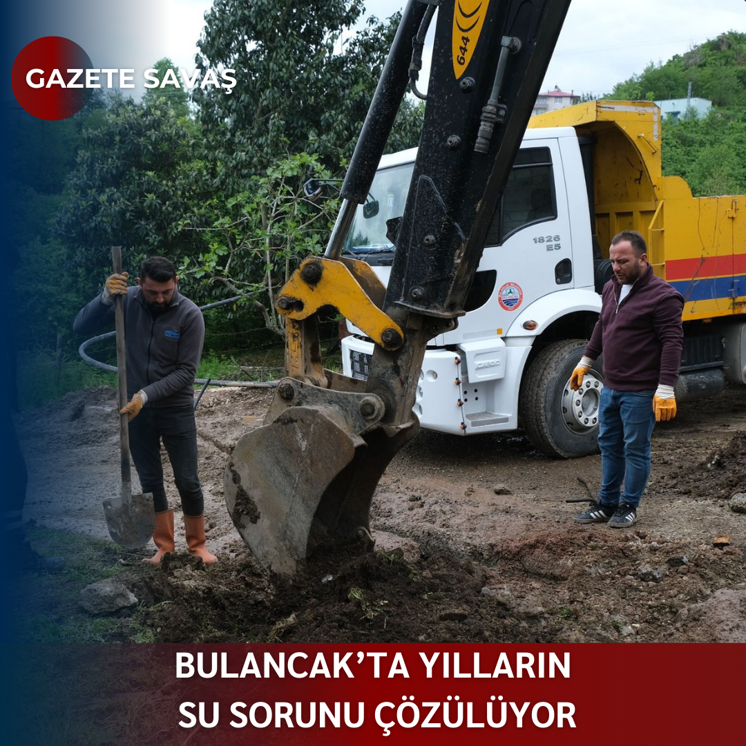 Bulancak’ta Yılların Su Sorunu Çözülüyor