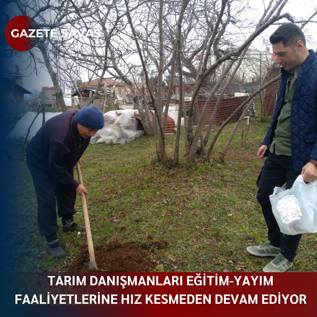 TARIM DANIŞMANLARI EĞİTİM-YAYIM FAALİYETLERİNE HIZ KESMEDEN DEVAM EDİYOR