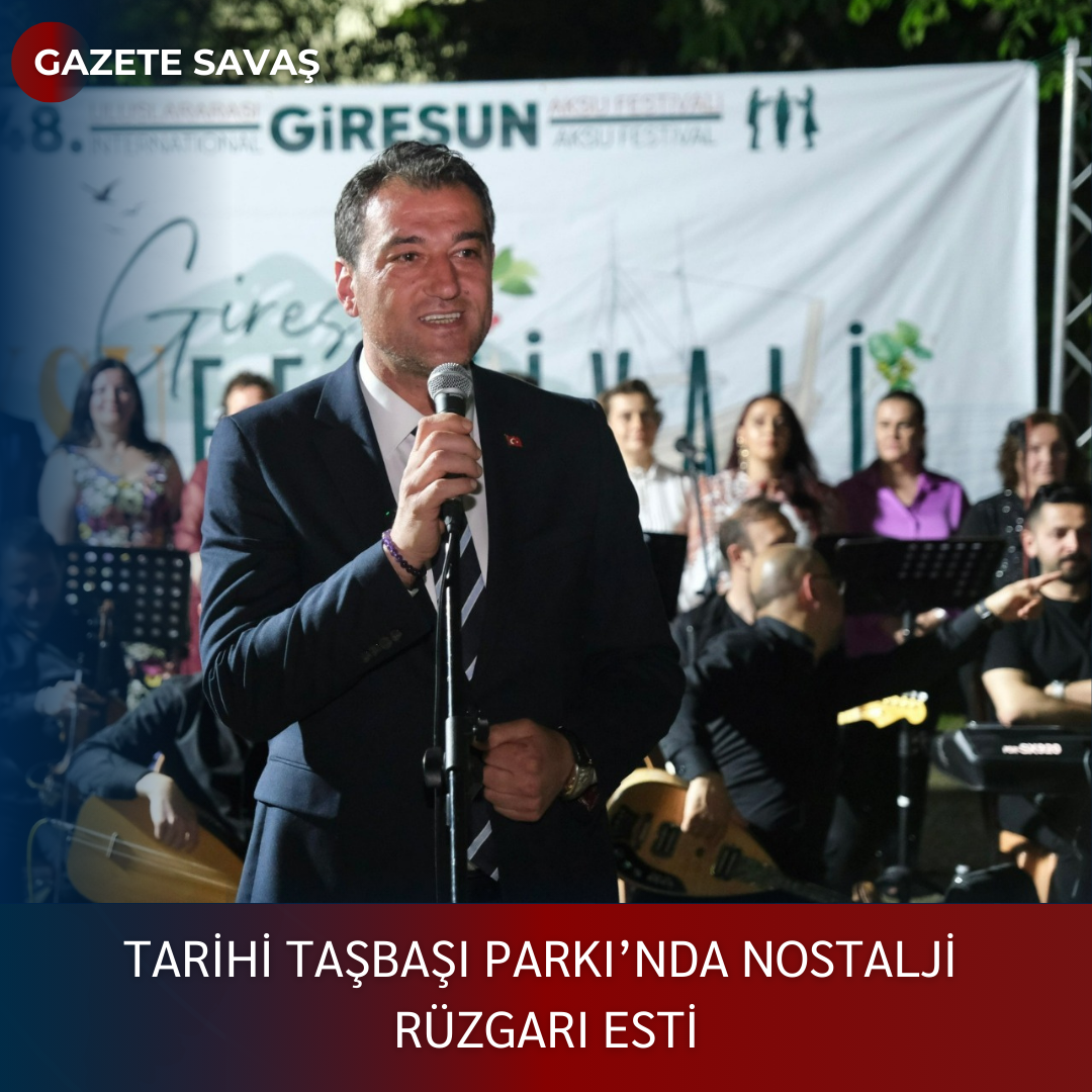 TARİHİ TAŞBAŞI PARKI’NDA NOSTALJİ RÜZGARI ESTİ