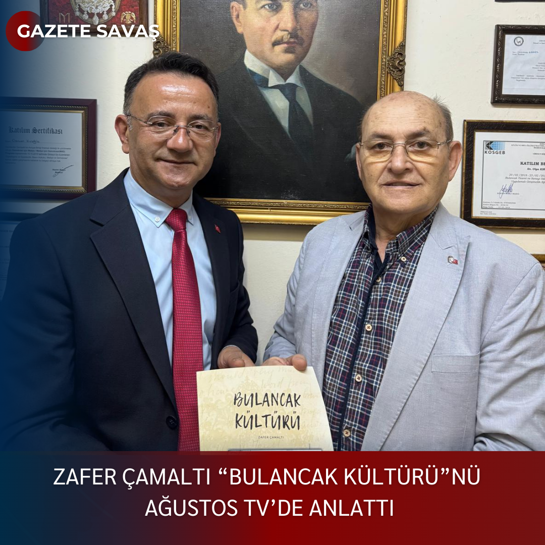 ZAFER ÇAMALTI “BULANCAK KÜLTÜRÜ”nü ALDOSA TV’de ANLATTI
