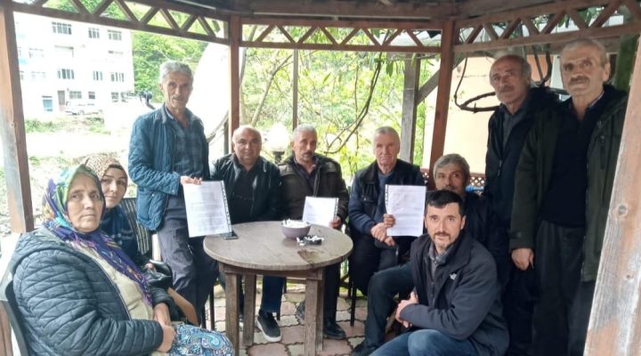 DERELİ HALKI, SUÇ DUYURUSUNDA BULUNDU