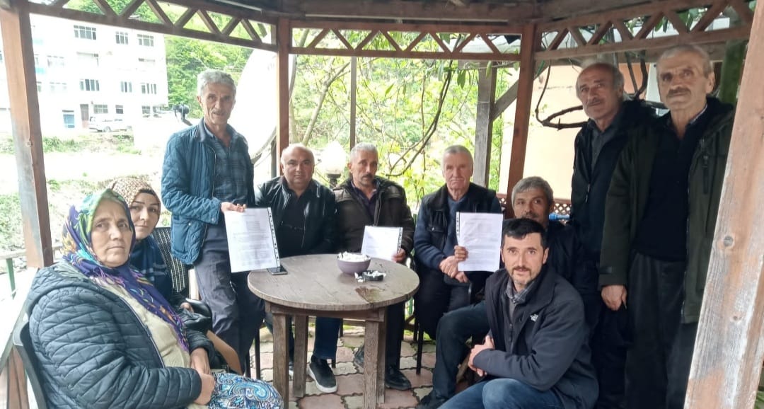 DERELİ HALKI, SUÇ DUYURUSUNDA BULUNDU