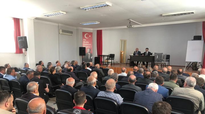 KAYMAKAM ÜNAL KOÇ BAŞKANLIĞINDA KÖYLERE HİZMET GÖTÜRME BİRLİĞİ TOPLANTISI YAPILDI