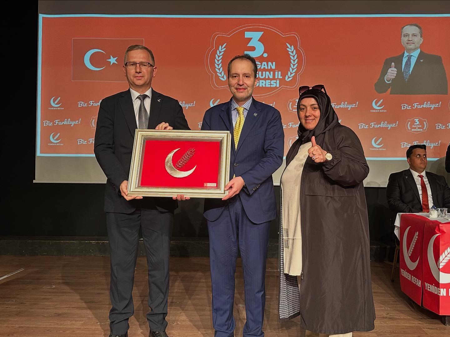FATİH ERBAKAN GİRESUN’DA COŞKUYLA KARŞILANDI: GÜNDEM EKONOMİ, ADALET VE YERLİ ÜRETİM