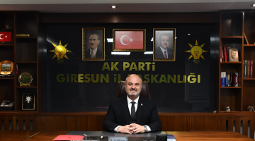 AK Parti Giresun İl Başkanı Mete Bahadır YILMAZ, Kurban Bayramı dolayısıyla bir mesaj yayınlandı