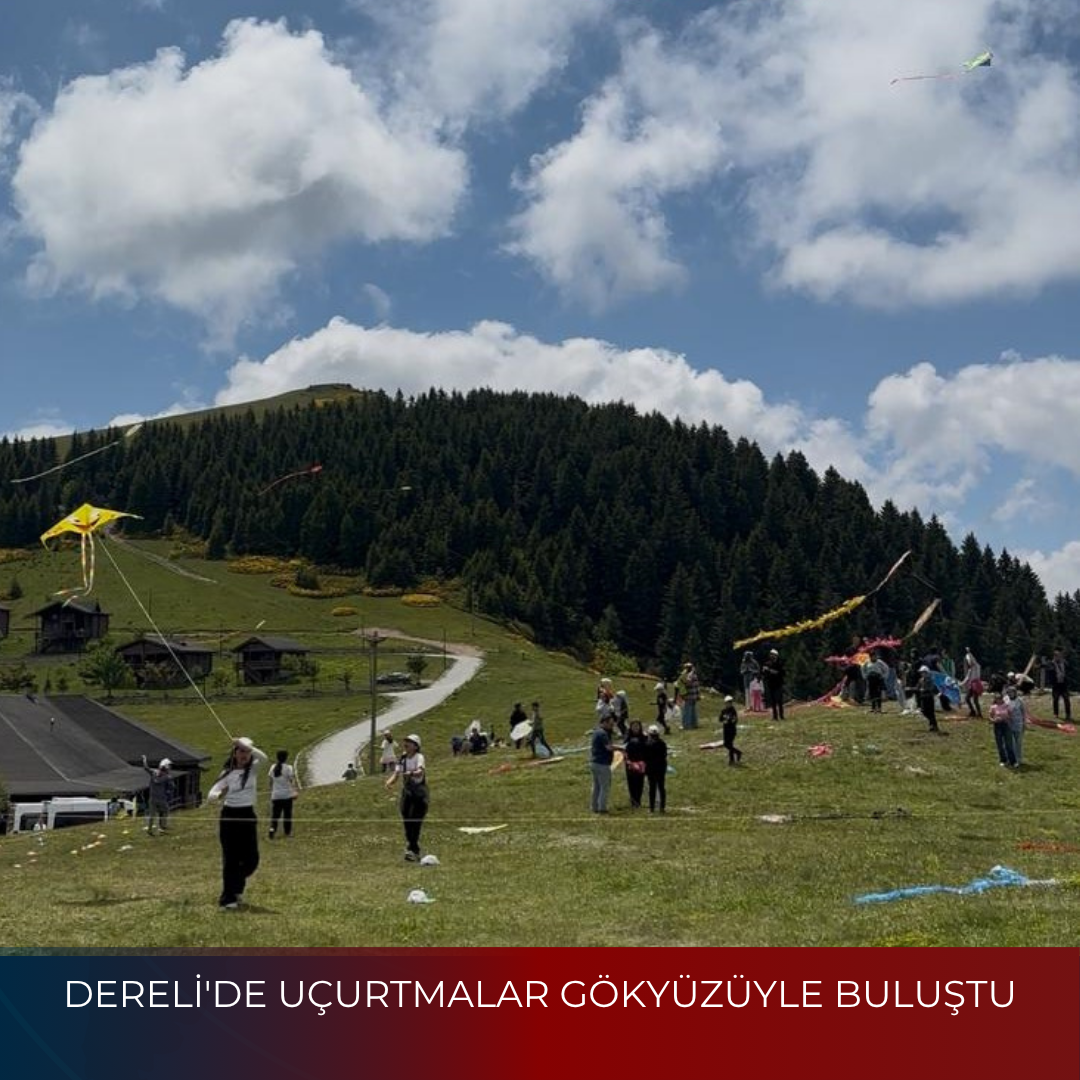DERELİ’DE UÇURTMALAR GÖKYÜZÜYLE BULUŞTU