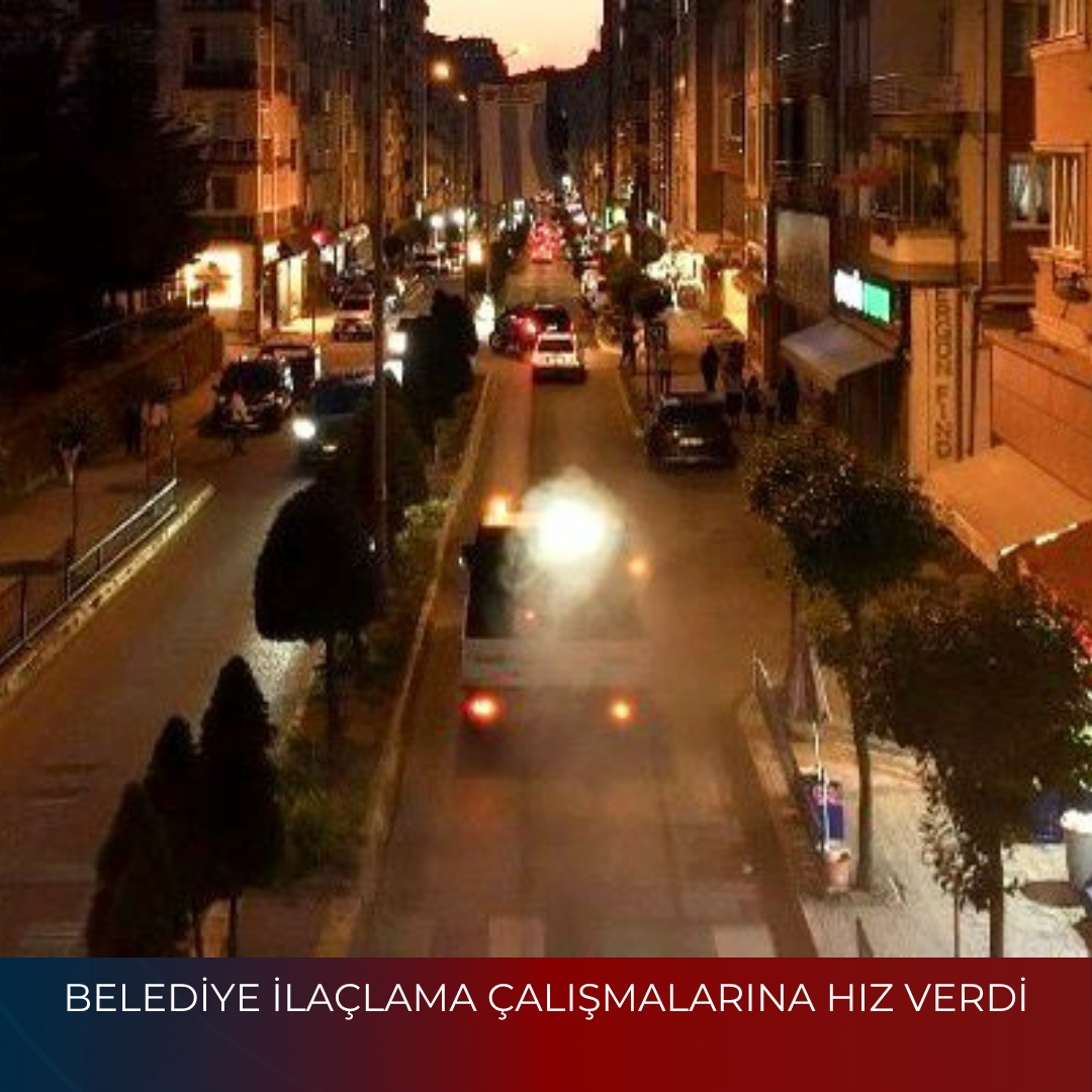 BELEDİYE İLAÇLAMA ÇALIŞMALARINA HIZ VERDİ