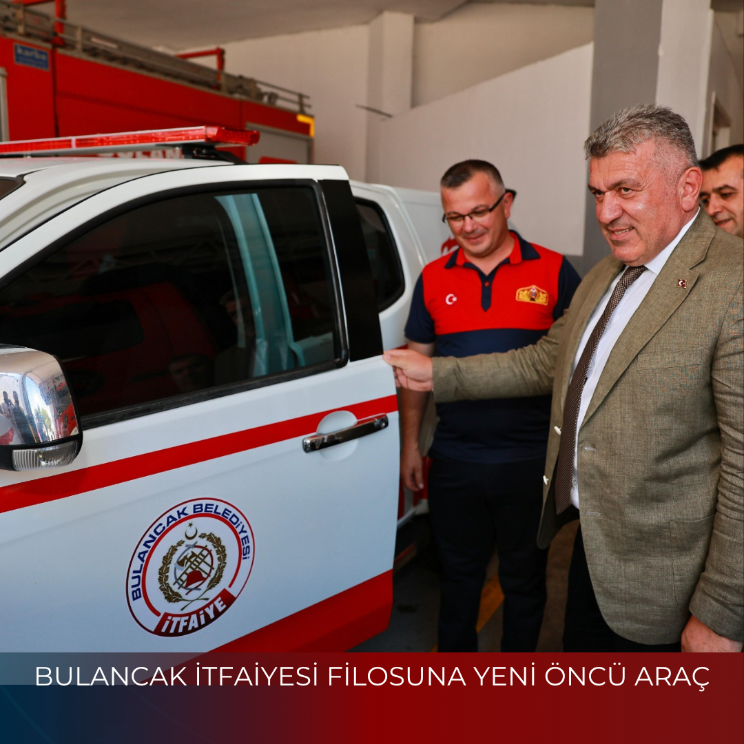 BULANCAK İTFAİYESİ FİLOSUNA YENİ ÖNCÜ ARAÇ