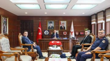 BULANCAK PROTOKOLÜNDEN VALİ SERDENGEÇTİ’ye VEDA ZİYARETİ