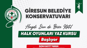 GİRESUN BELEDİYESİ HALK OYUNLARI KURSU AÇIYOR