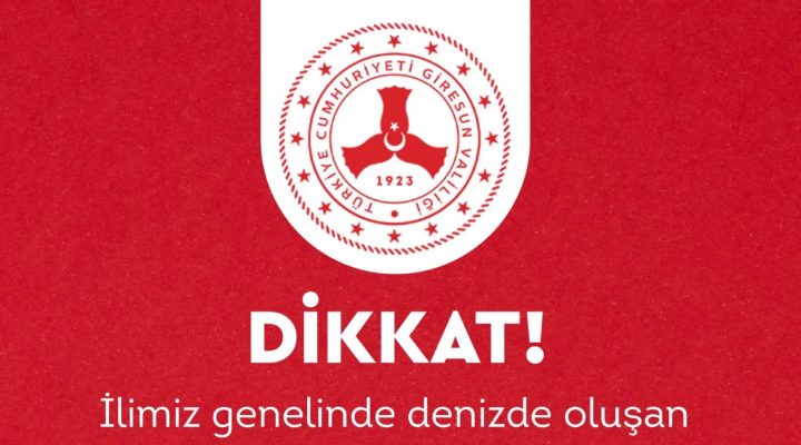 DUYURU – DENİZE GİRME YASAĞI