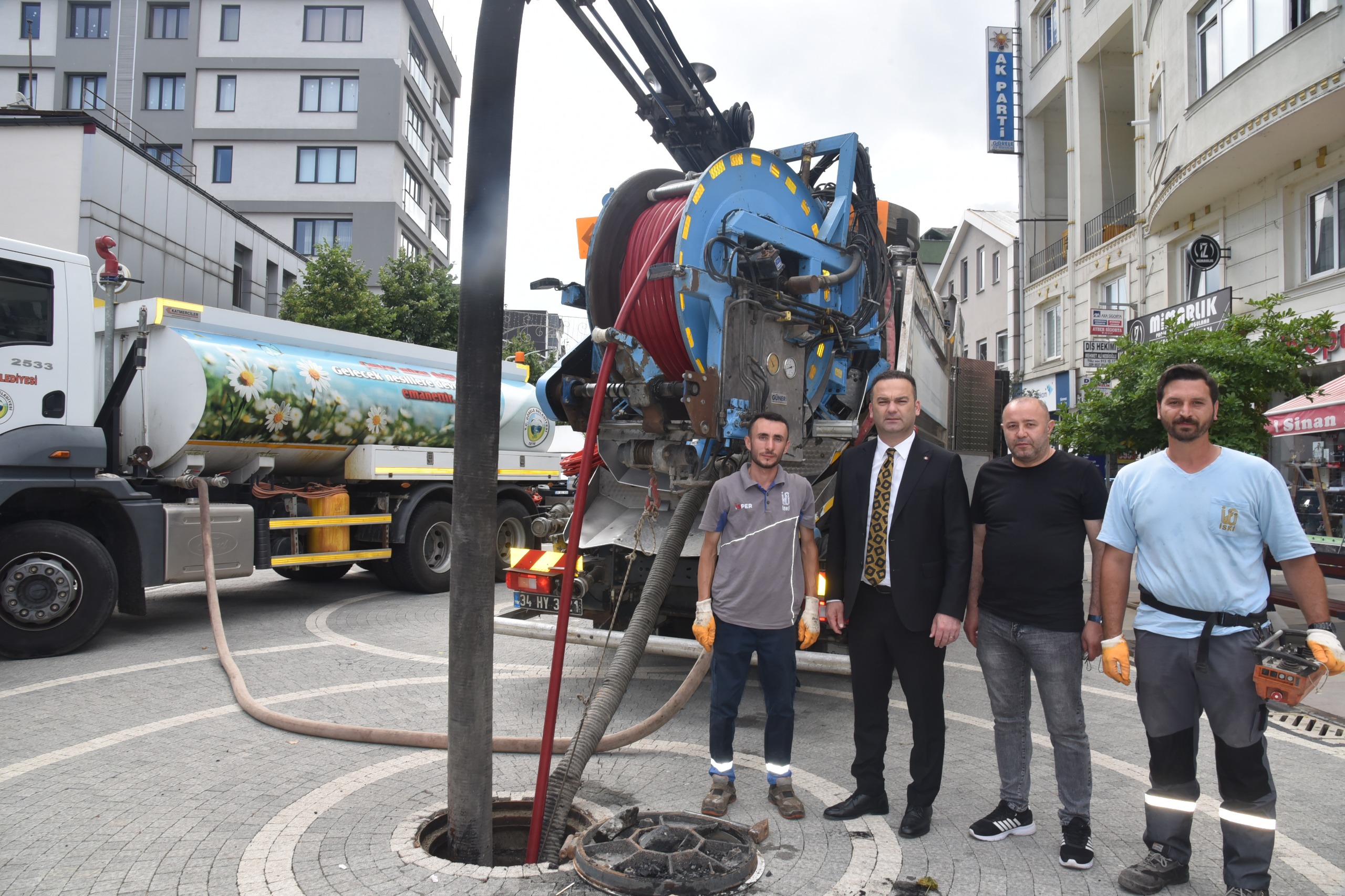GÖRELE’de ALTYAPIYA ORTAK ÇÖZÜM: BAŞKAN DEDE, İSKİ ÇALIŞMALARINI YERİNDE İNCELEDİ