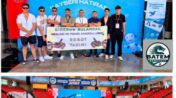 ŞAMPİYON BATEM ROBOT TAKIMI GİRESUN AR-GE BÜLTENİNDE