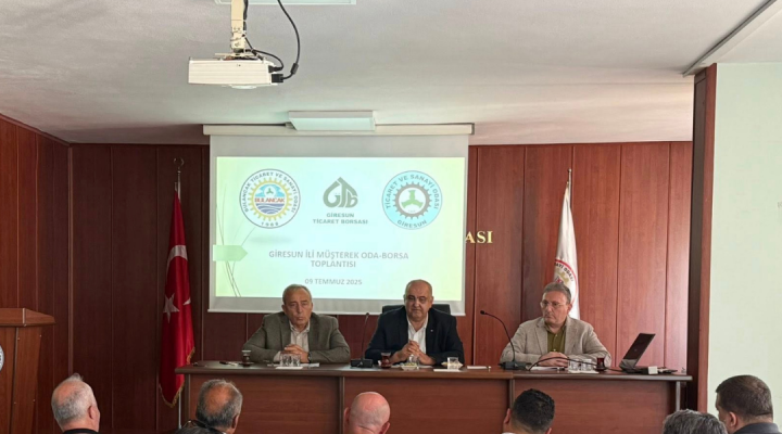 GİRESUN ODA-BORSA MÜŞTEREK TOPLANTISI BULANCAK’TA GERÇEKLEŞTİRİLDİ
