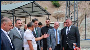 VALİ SERDENGEÇTİ  BULANCAK HAYVAN BAKIMEVİ İNŞAATINI  ZİYARET ETTİ