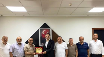 ŞOFÖRLER ODASI’NDAN BULANCAK KAYMAKAMI ÖMER FARUK TUNCER’E ZİYARET