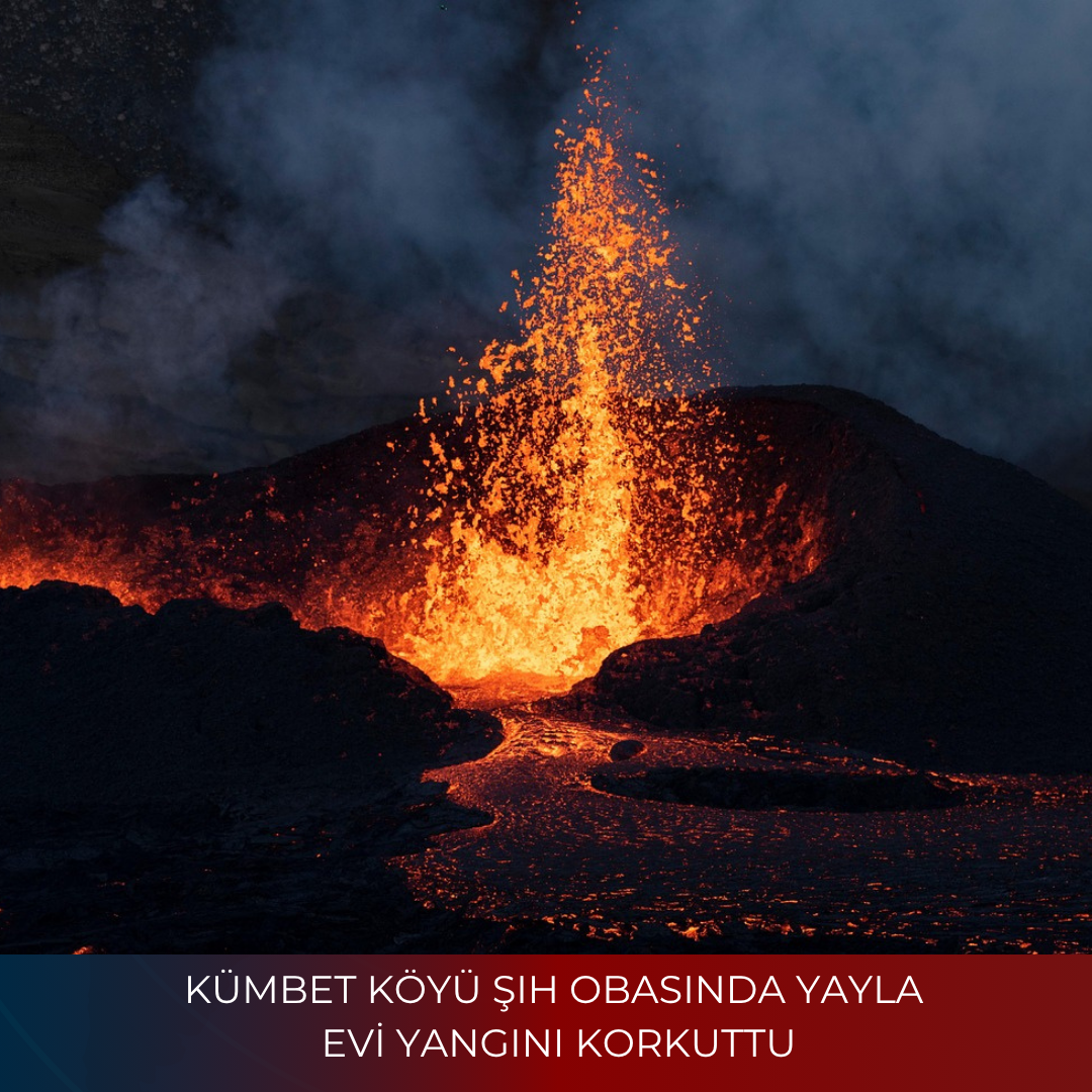KÜMBET KÖYÜ ŞIH OBASINDA YAYLA EVİ YANGINI KORKUTTU