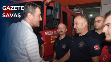 GİRESUN BELEDİYESİ İTFAİYESİ KARABÜK’TE