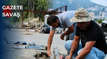 ŞEHİR GENELİNDE KALDIRIMLARA ENGELLİ RAMPALARI YAPILIYOR