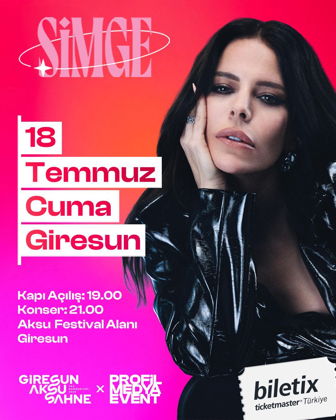 YILDIZ İSİM SİMGE GİRESUN’A GELİYOR