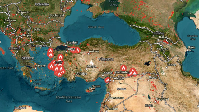 2025 TÜRKİYE YANGIN HARİTASI AÇIKLANDI: RİSK ALTINDAKİ İLLER BELİRLENDİ