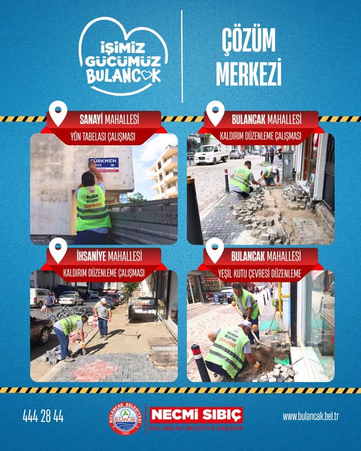 Bulancak Belediyesi’nden İlçenin Farklı Noktalarında Eş Zamanlı Çalışmalar