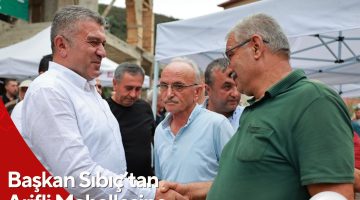 Başkan Sıbıç’tan Arifli Mahallesine su sözü
