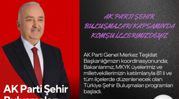 AK Parti Şehir Buluşmaları Başladı      