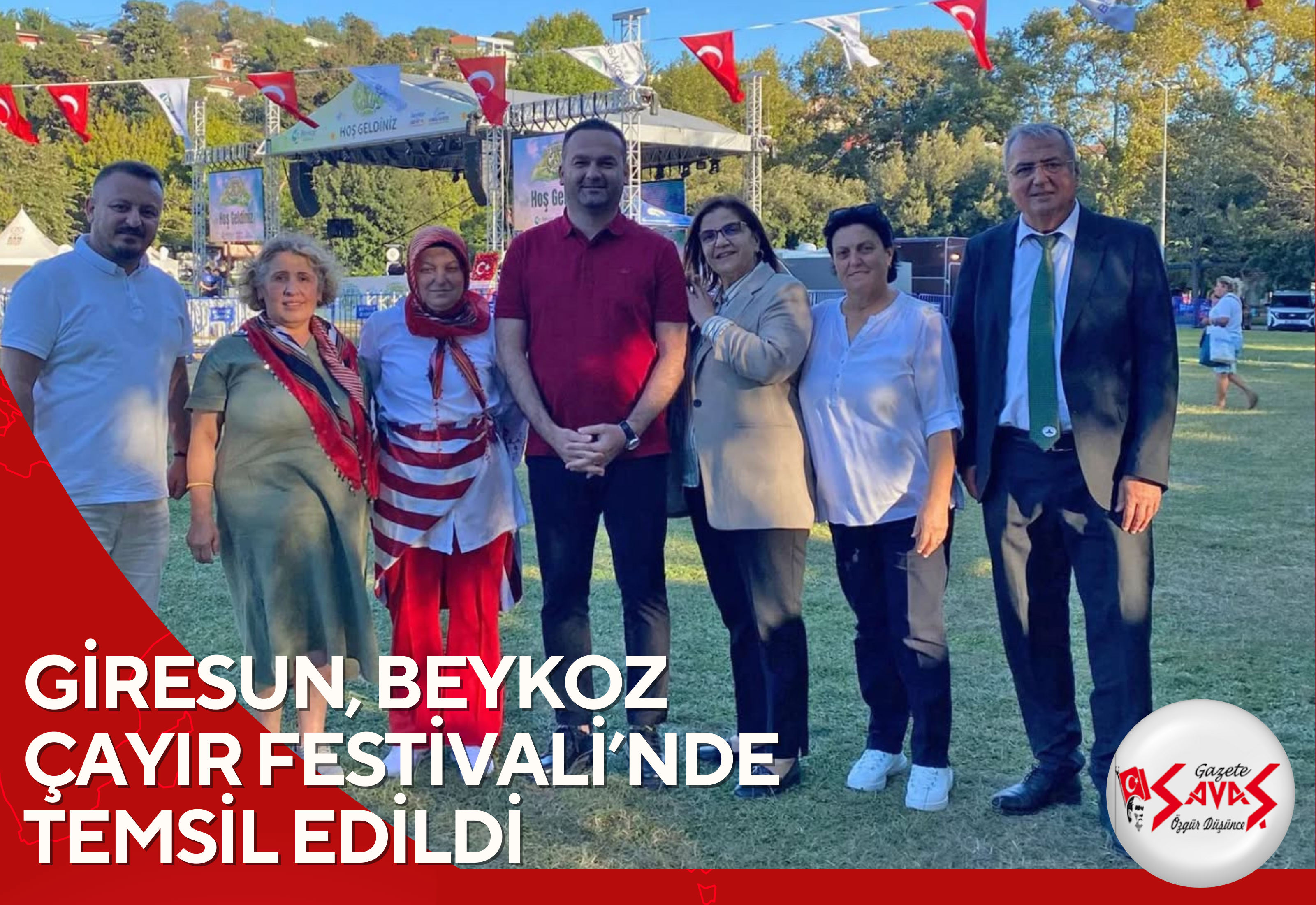GİRESUN, BEYKOZ ÇAYIR FESTİVALİ’NDE TEMSİL EDİLDİ
