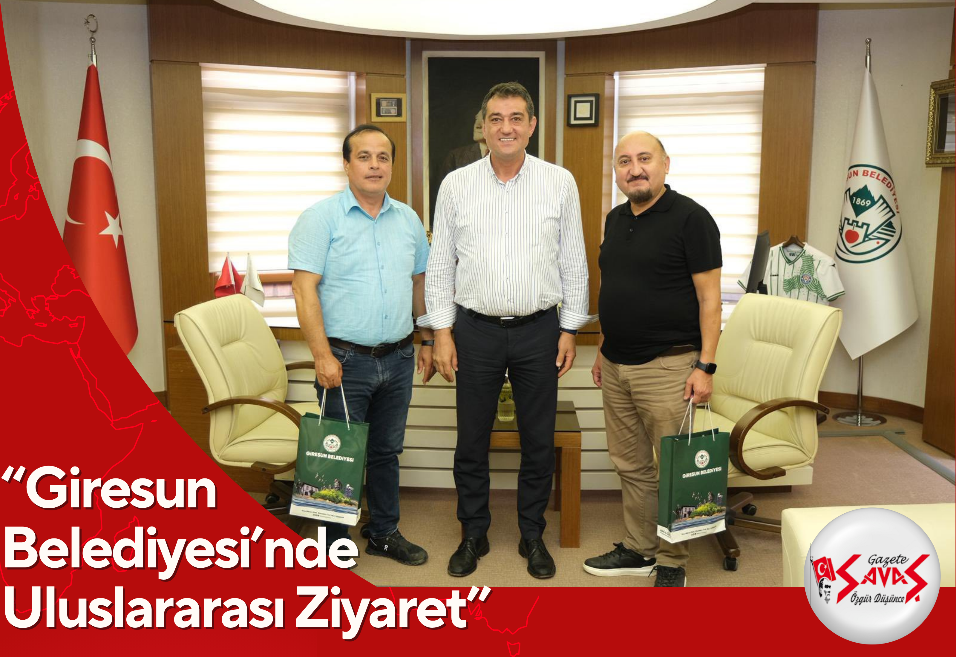 “Giresun Belediyesi’nde Uluslararası Ziyaret”